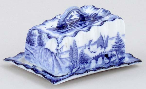 Miniature Cheese Dish c1900